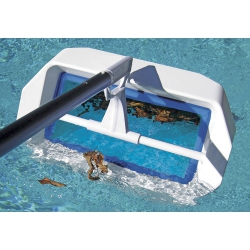 POOL CENTRAL 20" And White Swivel Skim Elite Swimming Pool Bi-Directional Skimmer In Blue