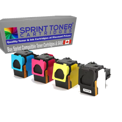 ANA Xerox C310, C315 Compatible High Yield Toner Cartridge Colour Set Sprint Toner B/c/y/m - C310, C310Dni, C315, C315Dni Printers