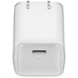 Insignia 30W USB-C Wall Charger with 1.8m (6 ft.) C-C Cable - White - Only at Best Buy