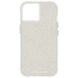 Étui Rigide Ajusté Sheer Crystal De Case-Mate Pour Iphone 16E/15/14/13 - Transparent/doré