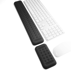 HLD Keyboard And Mouse Wrist Rest Set Gaming Memory Foam Ergonomic Hand Palm Rest Support for Computer, PC, Laptop, Mac Typing And Wrist Pain Relief