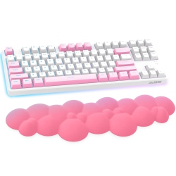 HLD Gaming Keyboard Wrist Rest Pad, Memory Foam Keyboard Palm Rest, Ergonomic Hand Rest, Wrist Rest for Computer Keyboard, Laptop, Mac, Lightweight For