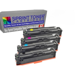 SPRINT TONER Compatible With HP 501A, 502A Toners Cartridges 4 Colour Set Q6470A, Q6471A, Q6472A, Q6473A