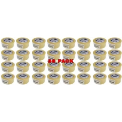 PROGRADE 50 Microns All Weather Clear Packing Tape - 1.88" X 120.3 Yards - 36 Pack