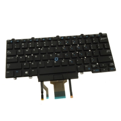 DELL New Latitude E7450 E7470 Us English Backlit Keyboard Dual Point