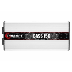TARAMPS Bass 15K 1-Ch Monoblock 15000W Rms 1-Ohm Class-D Car Audio Amplifier