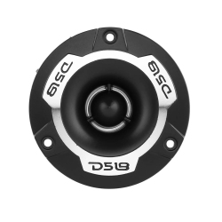 DS18 Pro-Twx1 1" 240W Max 4 Ohm Car Audio Aluminum Super Bullet Tweeter - In Silver