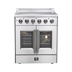 FORNO Galiano 30-Inch Freestanding French Door Electric Range
