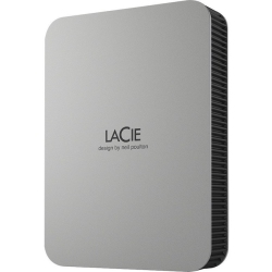 LACIE Mobile Drive Secure 2Tb 2.5" USB 3.2 Gen 1 Portable External Hard Drive - Space - (Stlr2000400) In Gray