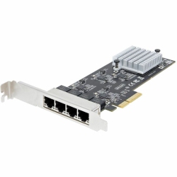 STARTECH.COM 4-Port 2.5GBase-T Ethernet Network Adapter Card - PCie 2.0 X4 (Pr42Ginetworkcard)