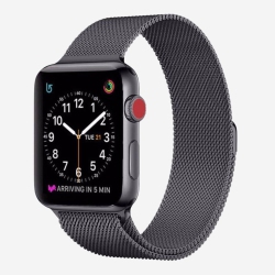 XCRS Metal Mesh Stainless Steel Band Compatible With Apple Watch Band 38MM 40MM 41MM Wrist Band Compatible for Iwatch Series 9/8/7/6/se/se2/5/4/3/2