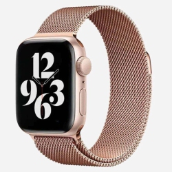 XCRS Metal Mesh Stainless Steel Band Compatible With Apple Watch Band 38MM 40MM 41MM Wrist Band Compatible for Iwatch Series 9/8/7/6/se/se2/5/4/3/2