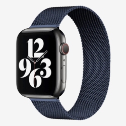 XCRS Metal Mesh Stainless Steel Band Compatible With Apple Watch Band 38MM 40MM 41MM Wrist Band Compatible for Iwatch Series 9/8/7/6/se/se2/5/4/3/2