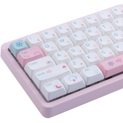 HLD 132 Keys Pbt Keycaps, Dye Sublimation Xda Profile Keycaps Customized Ansi Layout Keycaps Set Compatible \w Cherry Mx Switches Mechanical Keyboards