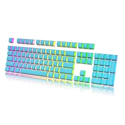 HLD Pudding Keycaps Set | Doubleshot Pbt Keycap Set | Full 108 Oem Profile Key Set | Ansi Us-Layout | for Mechanical Keyboard | Compatible \w Cherry