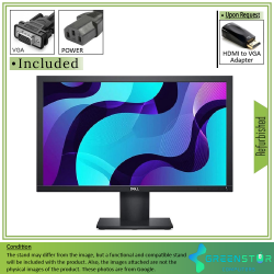 DELL Refurbished(Good) - E-Series E2020H 20" Widescreen 1600X900 HD+ Led Blacklight Lcd Tn Monitor
