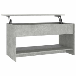 VIDAXL 809651 Coffee Table Concrete 102X50X52, 5 Cm Engineered Wood In Grey