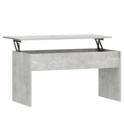 VIDAXL Coffee Table Concrete 102X50.5X52.5 Cm Engineered Wood In Grey
