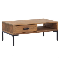 VIDAXL Coffee Table 90X50X35 Cm Solid Pinewood