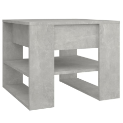 VIDAXL Coffee Table Concrete 55.5X55X45 Cm Engineered Wood In Grey