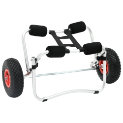 VIDAXL Kayak Trolley Aluminium