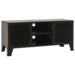 VIDAXL Tv Cabinet 105X36X47 Cm Metal And Mdf In Grey