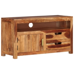 VIDAXL Tv Cabinet 90X34.5X50 Cm Solid Wood Acacia