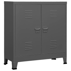 VIDAXL Industrial Storage Chest Anthracite Steel