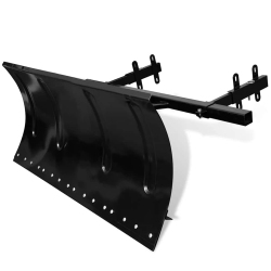 VIDAXL 39" Heavy Duty Universal Snow Plow Blade, 5 Adjustable Angles, Compatible With Most Models