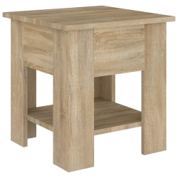 VIDAXL Coffee Table Sonoma Oak 40X40X42 Cm Engineered Wood