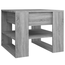 VIDAXL Coffee Table Sonoma 55.5X55X45 Cm Engineered Wood In Grey