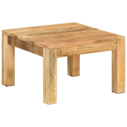 VIDAXL Coffee Table 55X55X35 Cm Solid Wood In Mango