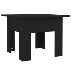 VIDAXL Coffee Table 55X55X42 Cm Engineered Wood In Black