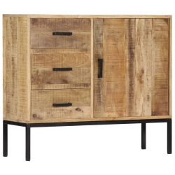 VIDAXL Sideboard 88X30X71 Cm Solid Wood In Mango