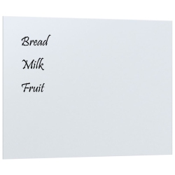VIDAXL Wall-Mounted Magnetic Board 80X60 Cm Tempered Glass In White