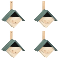 VIDAXL Bird Houses 4 PCs 24X16X30 Cm Firwood