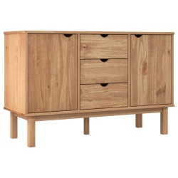 VIDAXL Sideboard Otta 113.5X43X73 Cm Solid Wood Pine