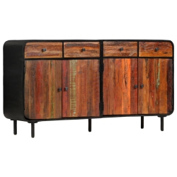 VIDAXL Sideboard Solid Reclaimed Wood 140X35X76 Cm