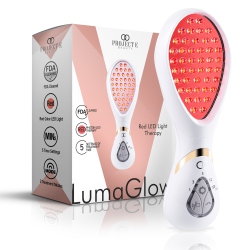 PROJECT E BEAUTY Lumaglow | Anti-Aging Led Light Therapy Wand | Uce Wrinkles | Collagen Booster | Fda-Clea In Red
