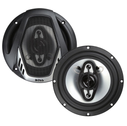 BOSS Nx654- Onyx 6.5" 4-Way 400W Full Range Speakers. (Sold In Pairs)