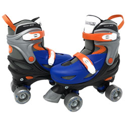 Chicago Adjustable Quad Roller Skates - Blue - Size 1-4