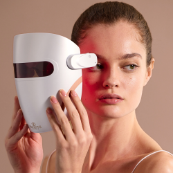 PROJECT E BEAUTY Lumamask Pro | Led Light Therapy Face Mask | Infra & Blue Light Therapy | Anti-Wrinkle & Anti-Acne In Red