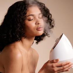 PROJECT E BEAUTY Sensa Nano Ionic Facial Steamer | Pore Cleansing | Detoxify & Clarify | Moisturize & Hydrate | Aromatherapy