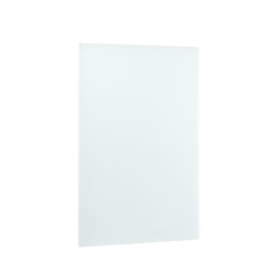 WARMLYYOURS Ember Glass Radiant Panel, Hardwired Or Plug-In, White, 800W, 47" X 24