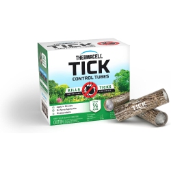 THERMACELL Tick Control Tubes for Yards, Environmentally Friendly Alternative to Tick Spray & Tick Repellent - 6 Tubes