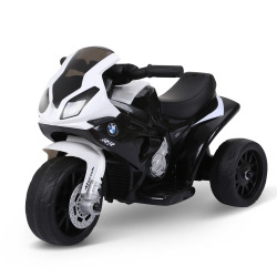 AOSOM Kids Motorcycle, 6V Battery Powered Toddler Motorcycle \w Headlight, Music, 3 Wheels Electric Motorcycle for Kids, Licensed Bmw, Gift for Boys