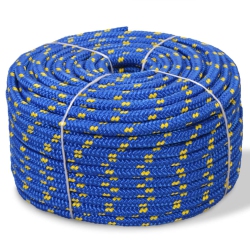 VIDAXL Marine Rope Polypropylene 12 MM 50 M In Blue