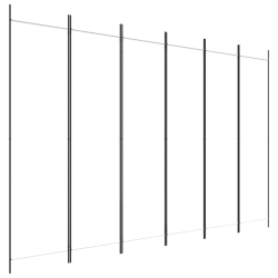 VIDAXL 6-Panel Room Divider 300X200 Cm Fabric In White