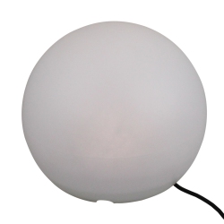 KAEMINGK 11.75" Lighted Color Changing Outdoor Patio Ball Decoration With Remote - Clear Led Lights