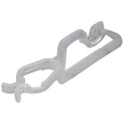 NORTHLIGHT Commercial Grade Gutter And Shingle Led Christmas Light Clips - Clear - 100Ct